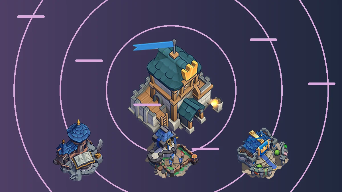 Kingshot Town Center building artwork for this guide